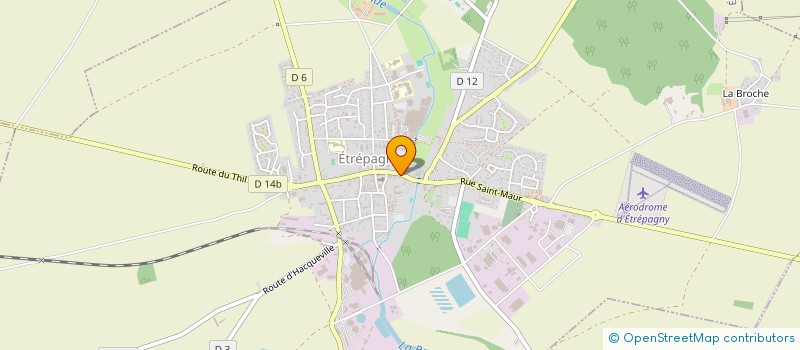 localisation de l'entreprise SARL VIP 27 à ETREPAGNY