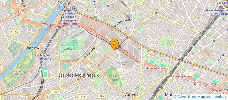 localisation de l'entreprise SARL VIP CAMUS à ISSY-LES-MOULINEAUX