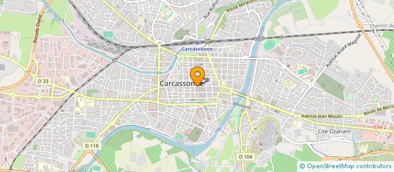 localisation de l'entreprise SARL VIRELAN  CARCASSONNE