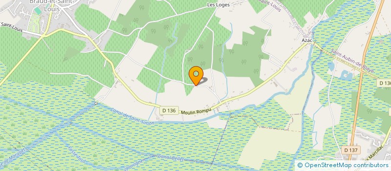 localisation de l'entreprise SARL VIREPINTE MARTINE à BRAUD-ET-SAINT-LOUIS