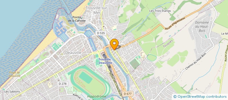 localisation de l'entreprise SARL VIRGILE VIDEO à TROUVILLE-SUR-MER