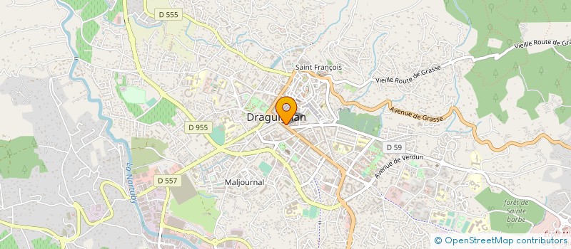localisation de l'entreprise SARL VIRGINIE à DRAGUIGNAN