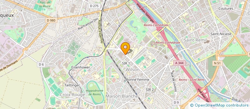 localisation de l'entreprise SARL VIRGULE  REIMS