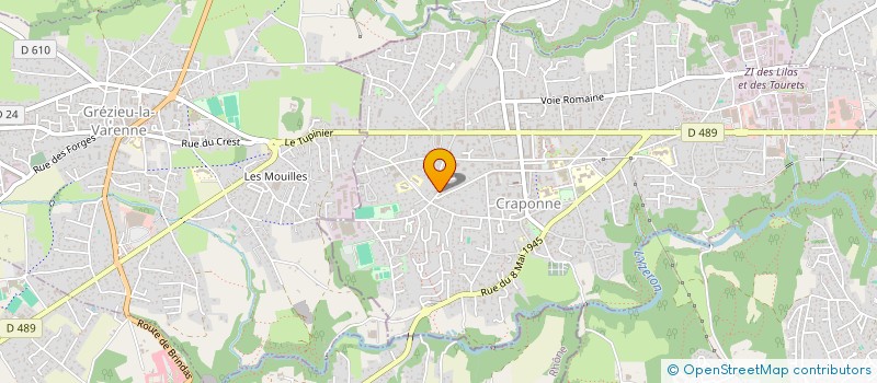 localisation de l'entreprise SARL VIS VERSA  CRAPONNE