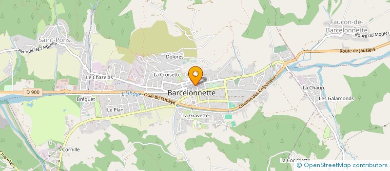 localisation de l'entreprise SARL VISE  BARCELONNETTE