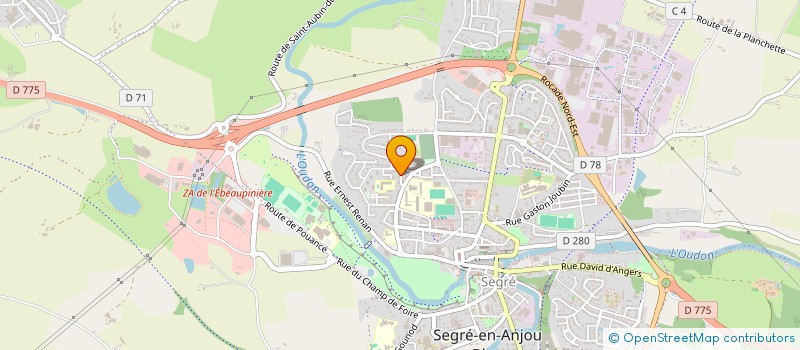 localisation de l'entreprise SARL VISIO CONSEILS à SEGRE-EN-ANJOU BLEU