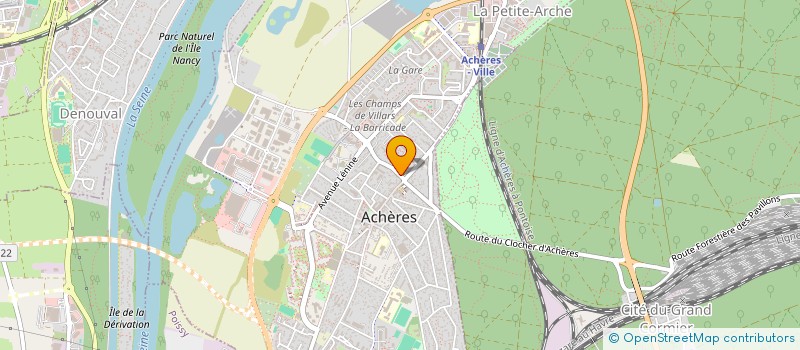 localisation de l'entreprise SARL VISION ACOUSTIQUE à ACHERES