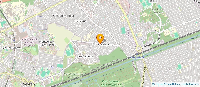 localisation de l'entreprise SARL VISION BAT à VILLEPINTE