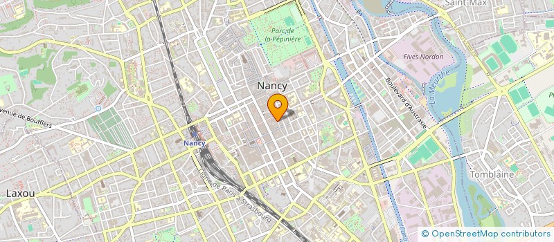 localisation de l'entreprise SARL VISU 2  NANCY