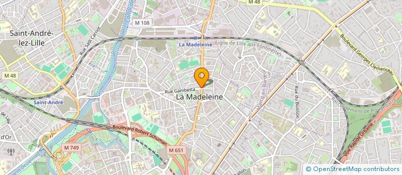 localisation de l'entreprise SARL VITAL à LA MADELEINE