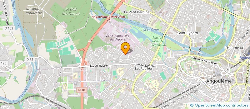localisation de l'entreprise SARL VITAM CONSEIL à ANGOULEME