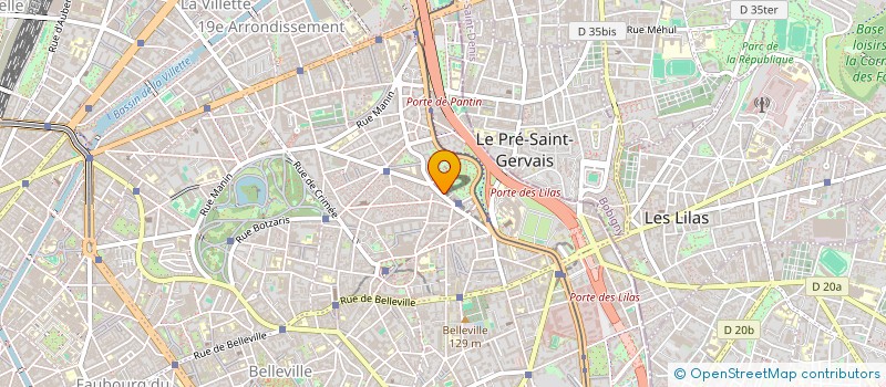 localisation de l'entreprise SARL VITEFRET  PARIS