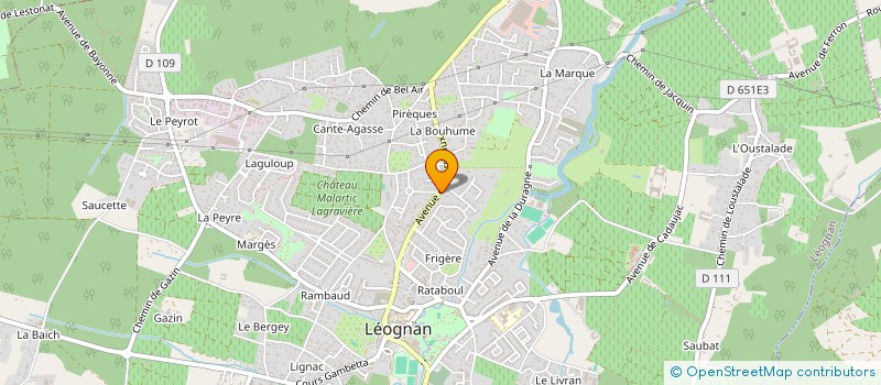 localisation de l'entreprise SARL VITIEXPERT à LEOGNAN