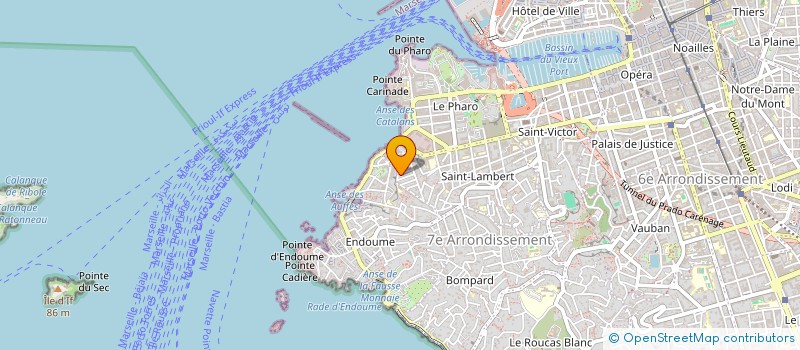 localisation de l'entreprise SARL VITRERIE PHOCEENNE à MARSEILLE