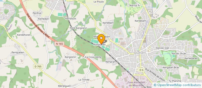 localisation de l'entreprise SARL VITTOZ MARC-ANTHONY  QUEVEN