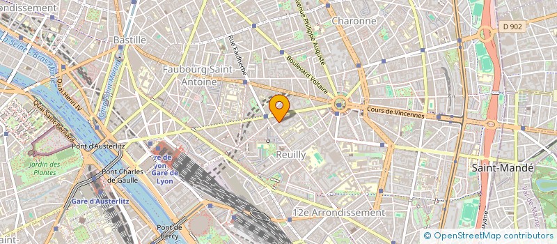 localisation de l'entreprise SARL VIVA à PARIS 12