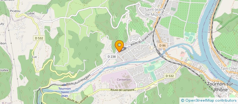 localisation de l'entreprise SARL VIVARAIS TOLERIE à SAINT-JEAN-DE-MUZOLS