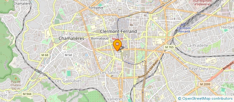 localisation de l'entreprise SARL VIVAT  CLERMONT-FERRAND