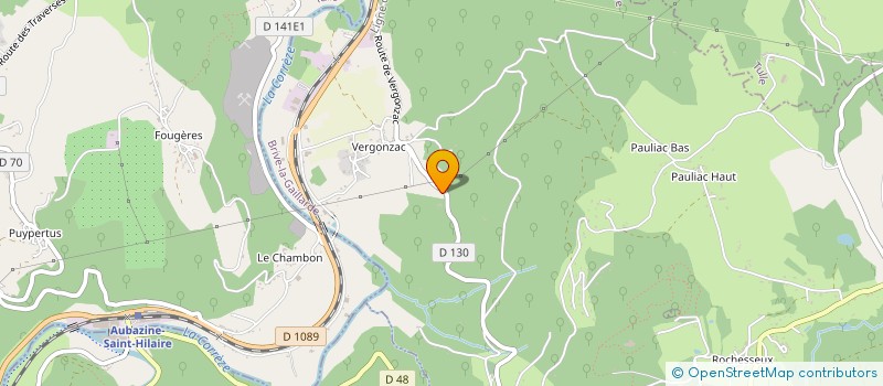 localisation de l'entreprise SARL VIVENDABIO SUD OUEST à AUBAZINES