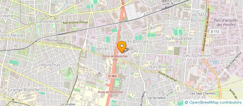 localisation de l'entreprise SARL VIVIANE à VILLEURBANNE
