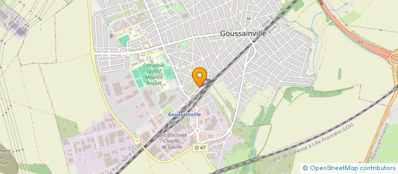 localisation de l'entreprise SARL VIVIANE AFRO BEAUTIFUL  GOUSSAINVILLE