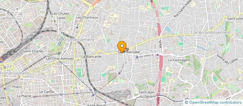 localisation de l'entreprise SARL VIVIANE PRESSING  MARSEILLE