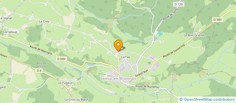 localisation de l'entreprise SARL VIZIER à SEMUR-EN-BRIONNAIS