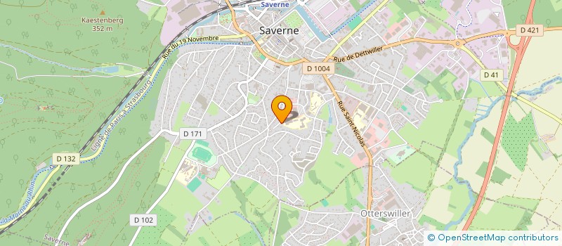 localisation de l'entreprise SARL VJ TRANSPORT à SAVERNE