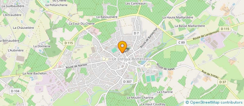 localisation de l'entreprise SARL VLC à LE LOROUX-BOTTEREAU