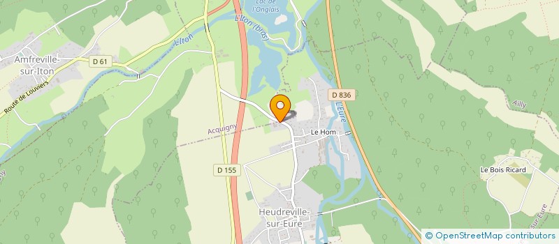 localisation de l'entreprise SARL VM  HEUDREVILLE-SUR-EURE