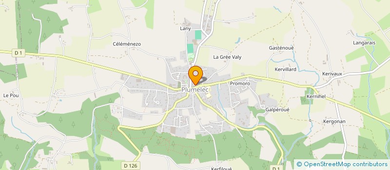 localisation de l'entreprise SARL VMAS  PLUMELEC