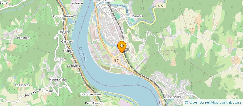 localisation de l'entreprise SARL VO CONCEPT à SAINT-VALLIER