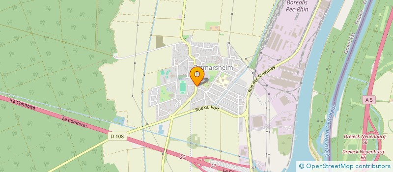 localisation de l'entreprise SARL VOGEL  OTTMARSHEIM