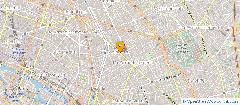 localisation de l'entreprise SARL VOGUE SHOP  PARIS