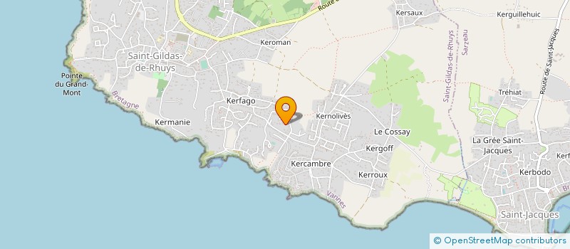 localisation de l'entreprise SARL VOILERIE SEXTANT à SAINT-GILDAS-DE-RHUYS
