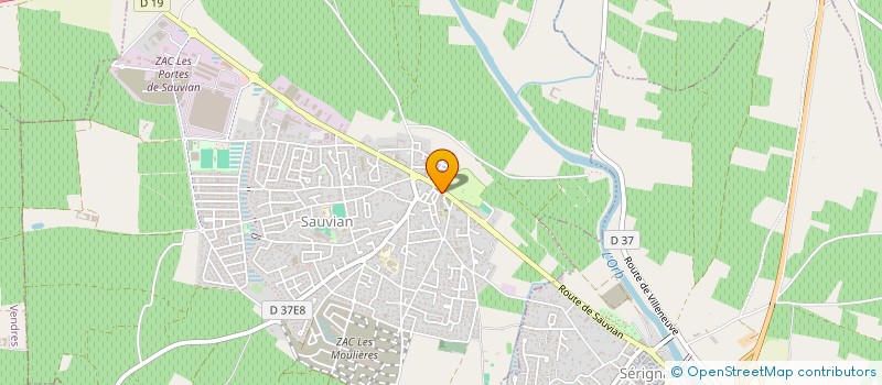 localisation de l'entreprise SARL VOISIN  SAUVIAN