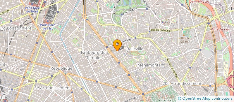 localisation de l'entreprise SARL VOISIN à PARIS