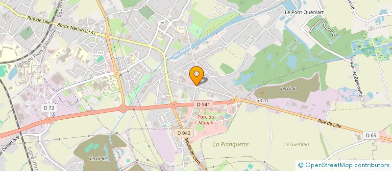 localisation de l'entreprise SARL VOLT à BEUVRY