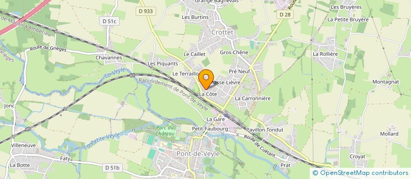 localisation de l'entreprise SARL VOLUDIS à CROTTET
