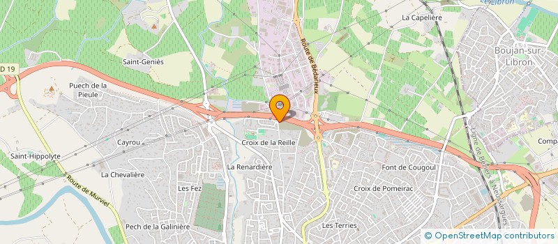 localisation de l'entreprise SARL VONMETAL à BEZIERS