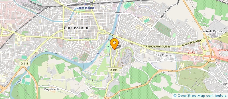 localisation de l'entreprise SARL VORDY DEDIES  CARCASSONNE