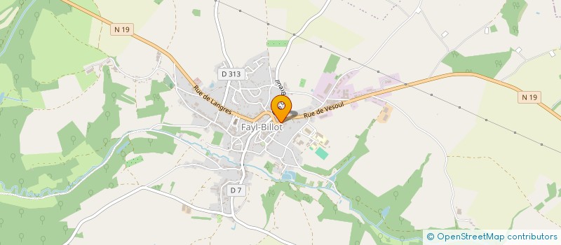localisation de l'entreprise SARL VORTEX à FAYL-BILLOT