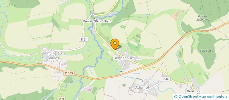 localisation de l'entreprise SARL VOSGES CONNECT  BEGNECOURT