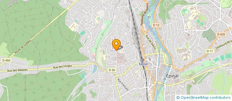localisation de l'entreprise SARL VOSGES COURRIER SERVICES à EPINAL