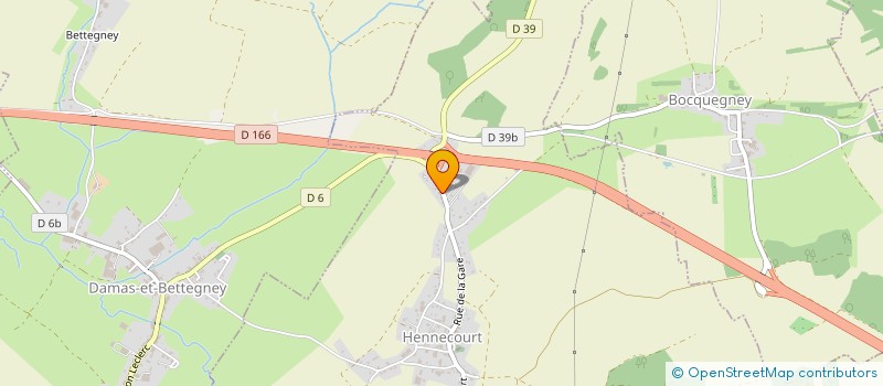 localisation de l'entreprise SARL VOSGES MECA BOIS à HENNECOURT