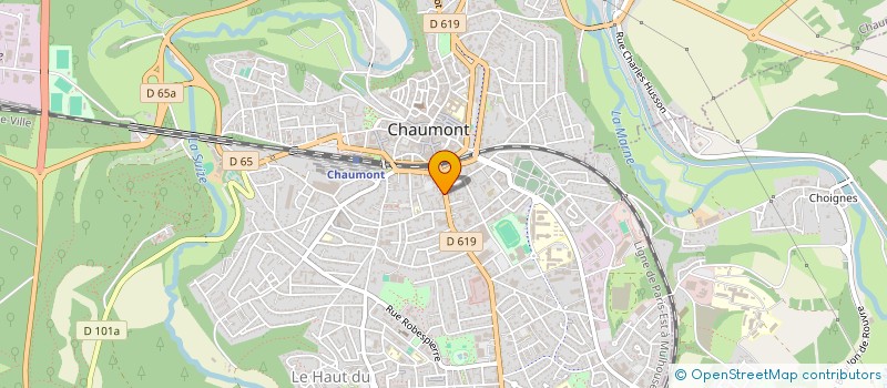 localisation de l'entreprise SARL VOTRE CUISINE à CHAUMONT