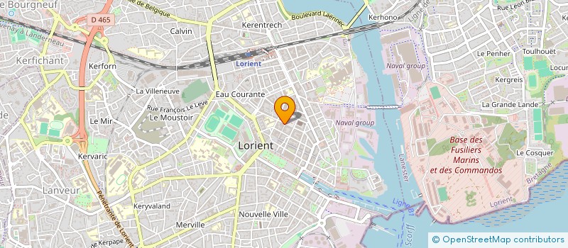 localisation de l'entreprise SARL VOUS  LORIENT