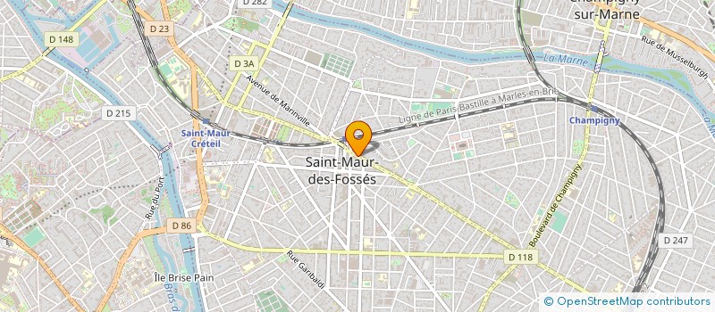 localisation de l'entreprise SARL VOYAGES AROSIO à SAINT-MAUR-DES-FOSSES