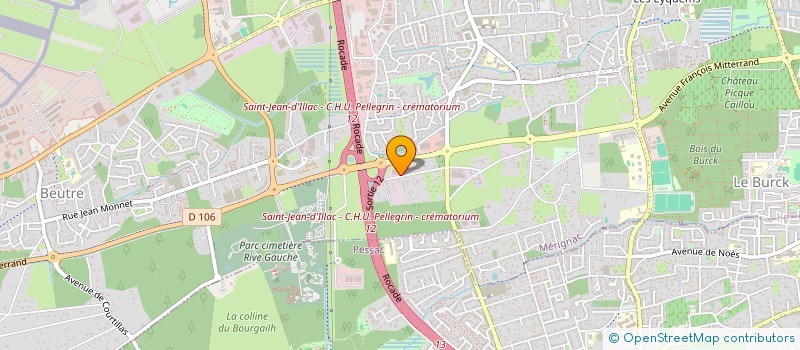 localisation de l'entreprise SARL VOYAGES HERVE à MERIGNAC
