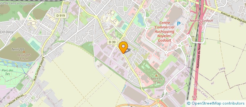 localisation de l'entreprise SARL VOYAGES ROSE  HENIN-BEAUMONT